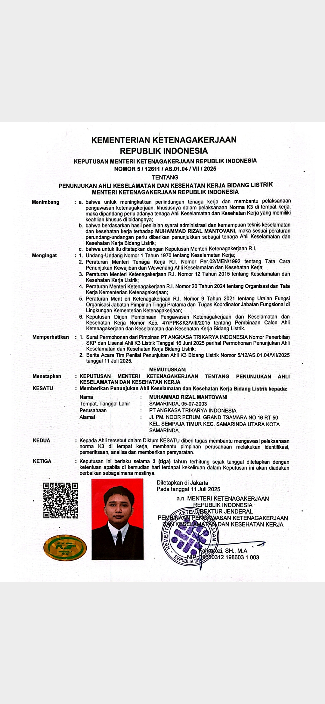 Muhammad Rizal Mantovani