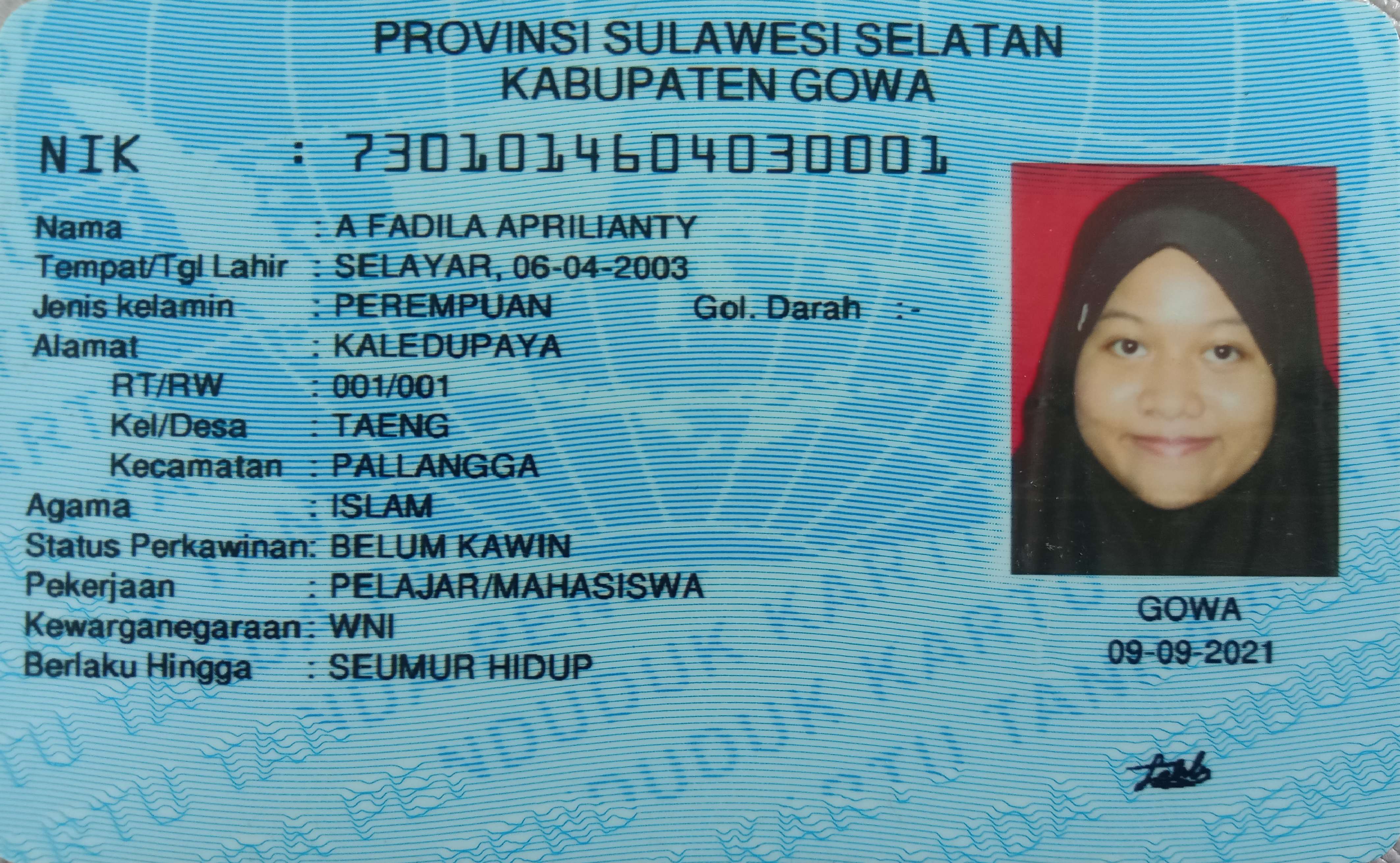 A. FADILA APRILIANTY